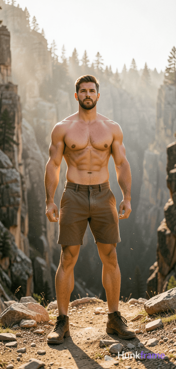 wide environmental vertical portrait 704x1280 aspect ratio full body head to toe standing pose mascu
