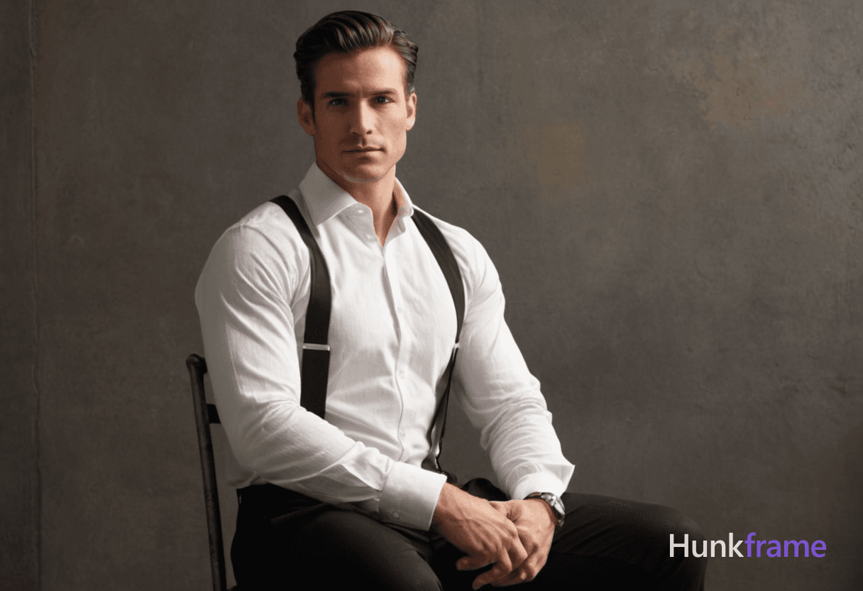 An anonymous figure man with a handsome athletic build and natural skin tone, dressed in white shirt